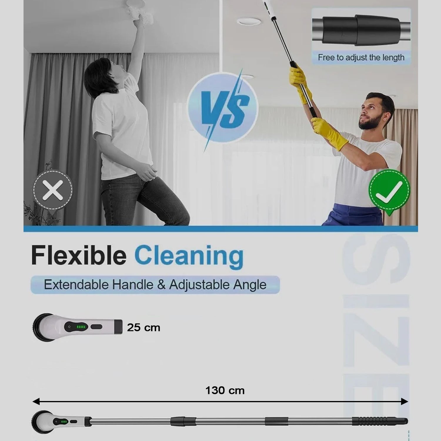 9-in-1 Electric Spin Scrubber - (1 Set)