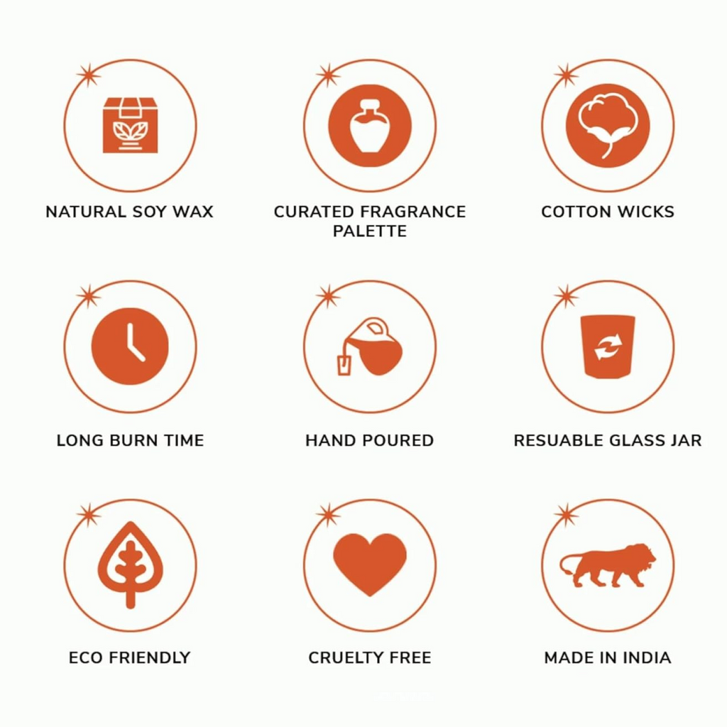 In'lief  Blueberry Soy-Blend Votive Candle Glass – 50 gm (1 Pc)